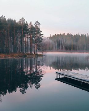 Herfstmagie in Finland van fernlichtsicht