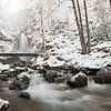 Winter-Wasserfall-Brücke von Fabrizio Micciche