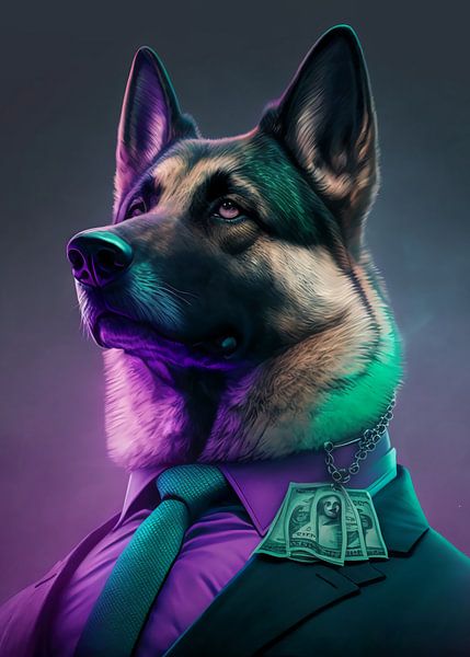 Dog Mafia Money Cartel von WpapArtist WPAP Artist