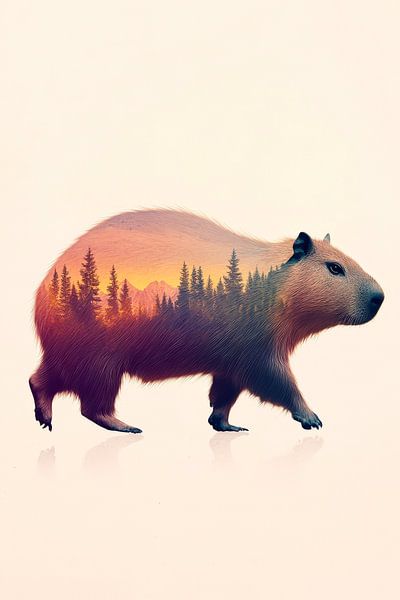 Natuur in dieren van Poster Art Shop