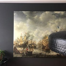 Customer photo: Battle of Terheide, Jan Abrahamsz. Beerstraten, on canvas