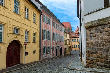 Oude binnenstad van Bamberg van Mixed media vector arts