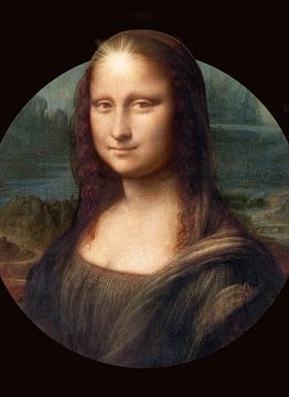 Die Mona Lisa leuchtet von Gisela- Art for You
