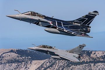 Rafale Solo Display Team 2022 Air-To-Air. van Jaap van den Berg