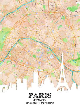 Paris by Printed Artings