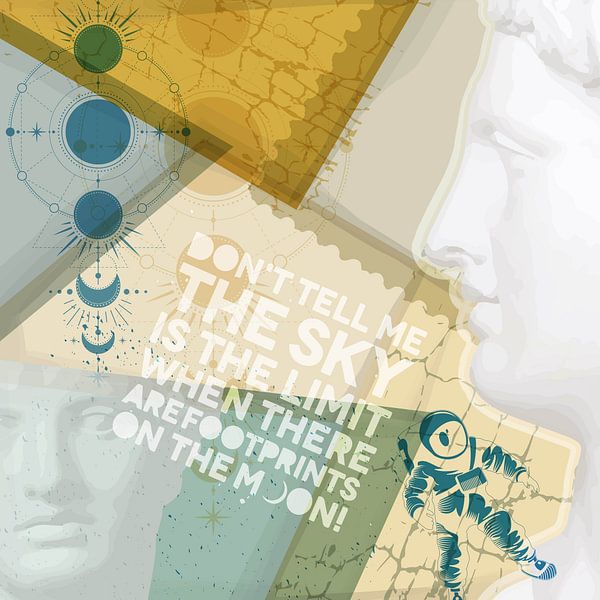 The Cosmic Dream A Sublime Collage of Space and Time by Color Square