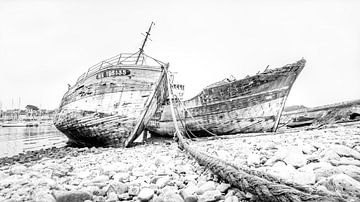Schiffswracks an der bretonischen Küste von Frans Nijland