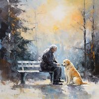 The Old Comradeship - the love between a dog and his'n master.