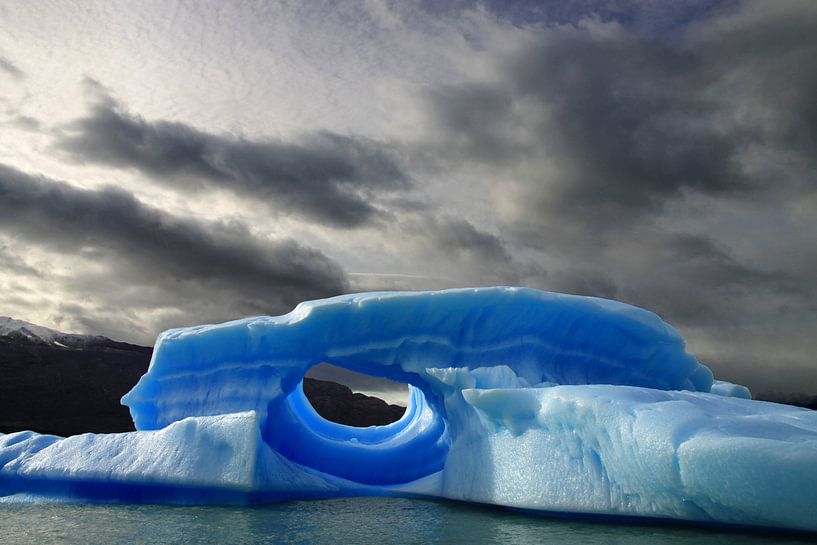 Blauer Eisberg von Antwan Janssen