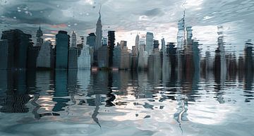 NYC Skyline Abstract van fernlichtsicht