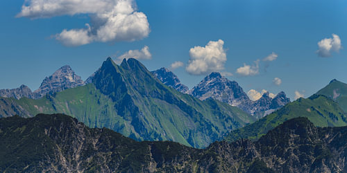 Uitgestrekte hoogvlakten tussen Fellhorn en Höfats van Walter G. Allgöwer