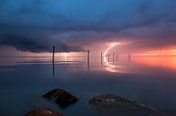 Onweer boven het Markermeer van Edwin Mooijaart thumbnail