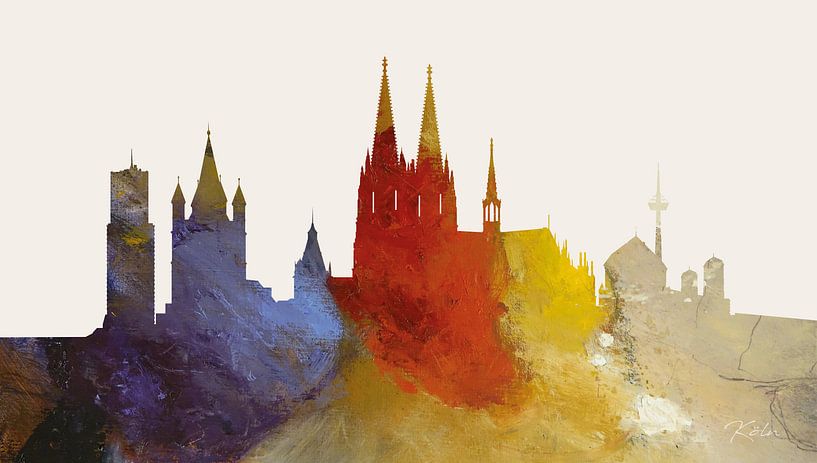 Köln auf einen Blick von Harry Hadders Design