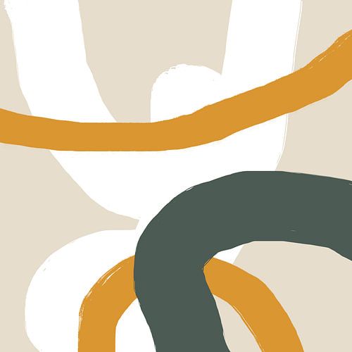 Moderne abstracte kunst - Lijnen en vormen 15