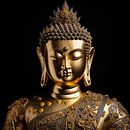 Gouden buddha(boeddha) portret van TheXclusive Art thumbnail