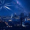 Rotterdam Skyline Melkweg van Mark den Hartog