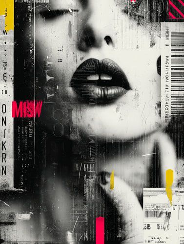 Grafische Pop-Art-Collage