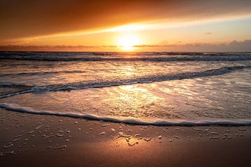 Sonnenuntergang am Meer von Marinus Engbers