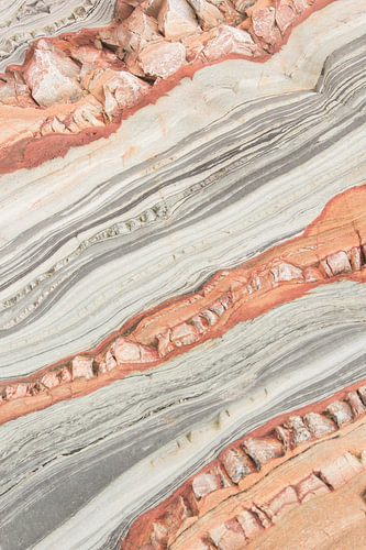 Natural stone pattern: orange and grey