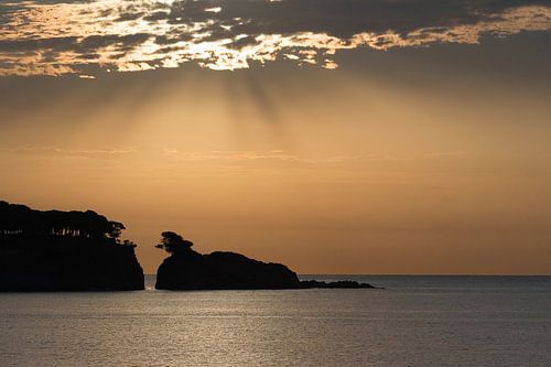 Zonsopgang bij Feliu de Guixols, Costa Brava.