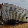 Boat wreck in Dungeness by Babetts Bildergalerie