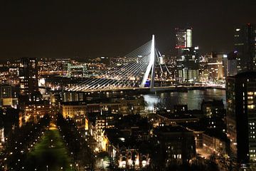 Le pont Erasmus à Rotterdam sur Dick Schouten