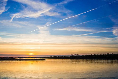 Sunset over the Amer