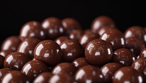Chocolade balletjes panorama