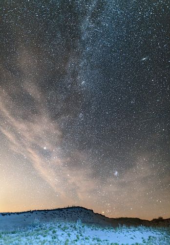 Voie lactée dans le ciel clair de la nuit