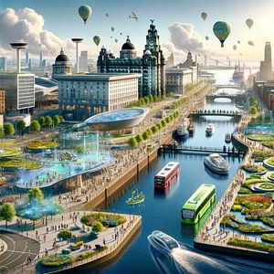 Futuristisches Liverpool – Moderne Vision einer historischen Hafenstadt