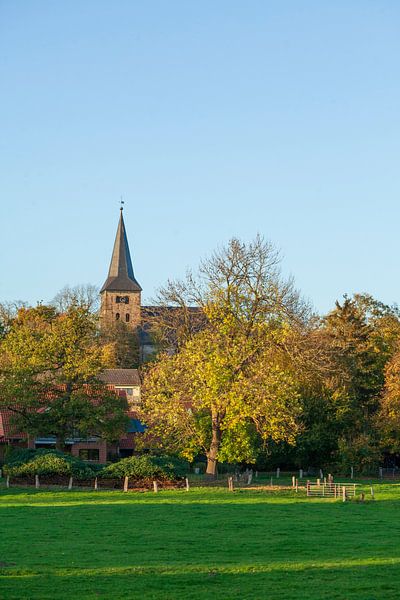 Kerk in het avondlicht, Lesum van Torsten Krüger