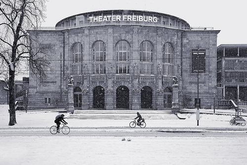Snowy Freiburg