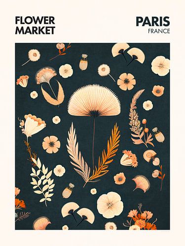 Bloemenmarkt - Parijs