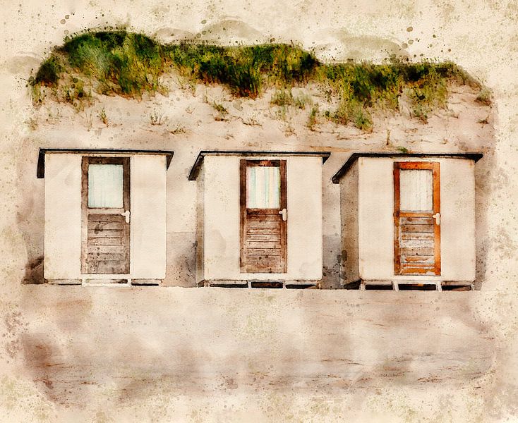 Beach houses. by WTCHCRFT Images