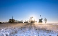 Misty morning over Windmill the Veer
