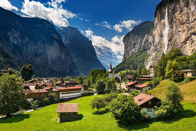 Lauterbrunnen, Zwitserland van Adelheid Smitt