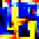 abstrakte Malerei als Pixelbild von lee eggstein Miniaturansicht