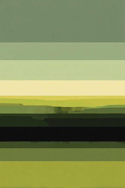 Les couches de l'horizon vert par Mosaic Dialogue