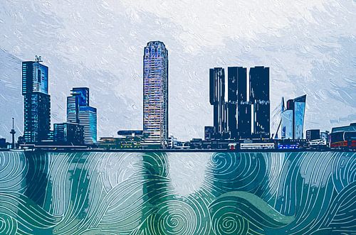 Rotterdam Kop van Zuid Impressionism