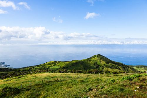 Azoren archipel, Terceira, prachtige vulkaaneilanden in Atlantische Oceaan.