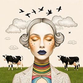 In the moon by Ellen Novara-da Lima