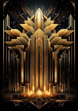 Art Deco Print Poster Wall Art Kunstdruck von Niklas Maximilian