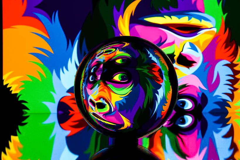 Lensball Fantasy Gorilla 001 by De FotoBakker