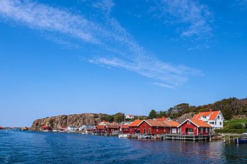View of the town of Hamburgsund in Sweden by Rico Ködder