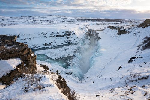 Gullfoss Waterval, IJsland, Europa