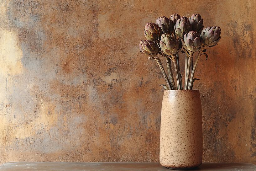 Getrocknete Artischocken in Vase von Imperial Art House