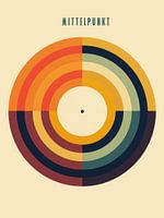 Mittelpunkt | Retro Farbharmonie-Studie