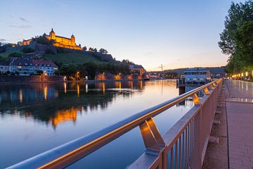 Marienberg Fortress in the evening, Würzburg by Jan Schuler