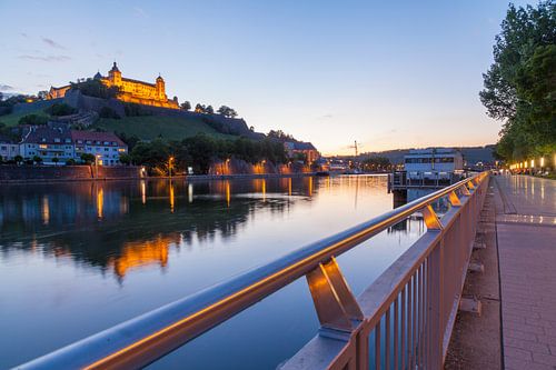 Marienberg Fortress in the evening, Würzburg