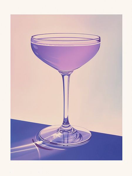 Purple Cosmopolitan by Malou Studio